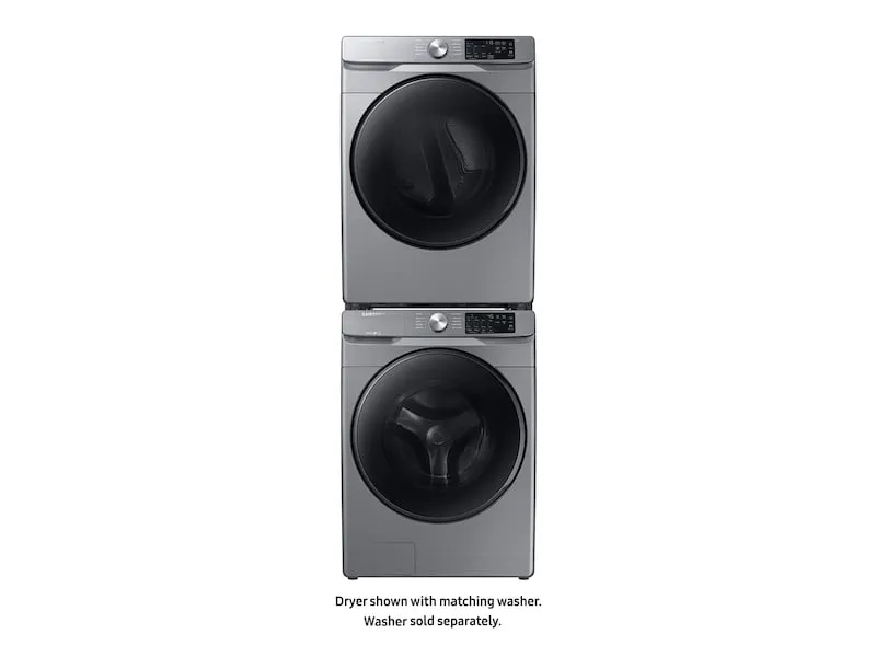 Samsung DVG45R6100P 7.5 Cu. Ft. Gas Dryer With Steam Sanitize  In Platinum