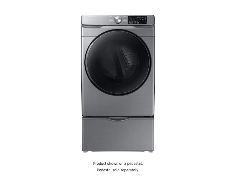 Samsung DVG45R6100P 7.5 Cu. Ft. Gas Dryer With Steam Sanitize  In Platinum