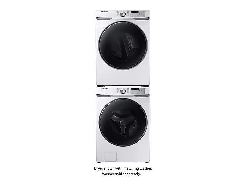 Samsung DVG45R6100W 7.5 Cu. Ft. Gas Dryer With Steam Sanitize  In White