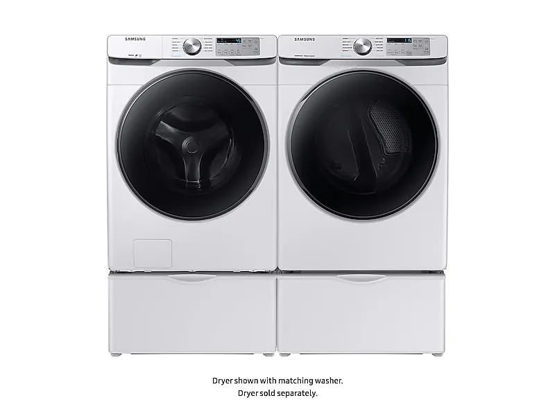 Samsung DVG45R6100W 7.5 Cu. Ft. Gas Dryer With Steam Sanitize  In White
