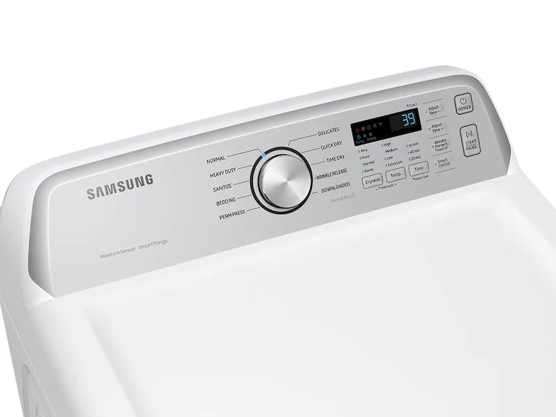 Samsung DVG47CG3500W 7.4 Cu. Ft. Smart Gas Dryer With Sensor Dry In White