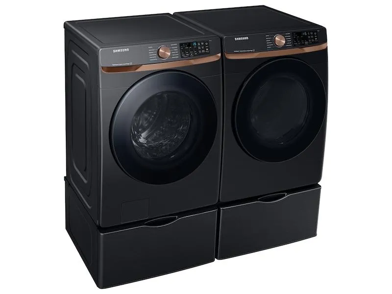 Samsung DVG50BG8300V 7.5 Cu. Ft. Smart Gas Dryer With Steam Sanitize  And Sensor Dry In Brushed Black