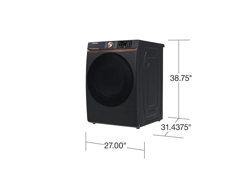 Samsung DVG50BG8300V 7.5 Cu. Ft. Smart Gas Dryer With Steam Sanitize  And Sensor Dry In Brushed Black