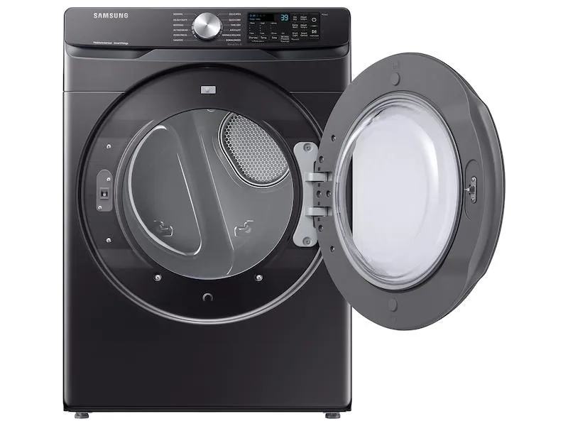 Samsung DVG51CG8000V 7.5 Cu. Ft. Smart Gas Dryer With Sensor Dry In Brushed Black