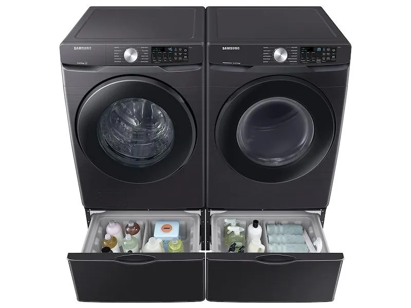 Samsung DVG51CG8000V 7.5 Cu. Ft. Smart Gas Dryer With Sensor Dry In Brushed Black