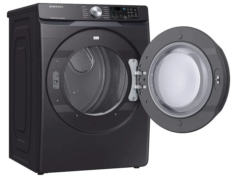Samsung DVG51CG8000V 7.5 Cu. Ft. Smart Gas Dryer With Sensor Dry In Brushed Black