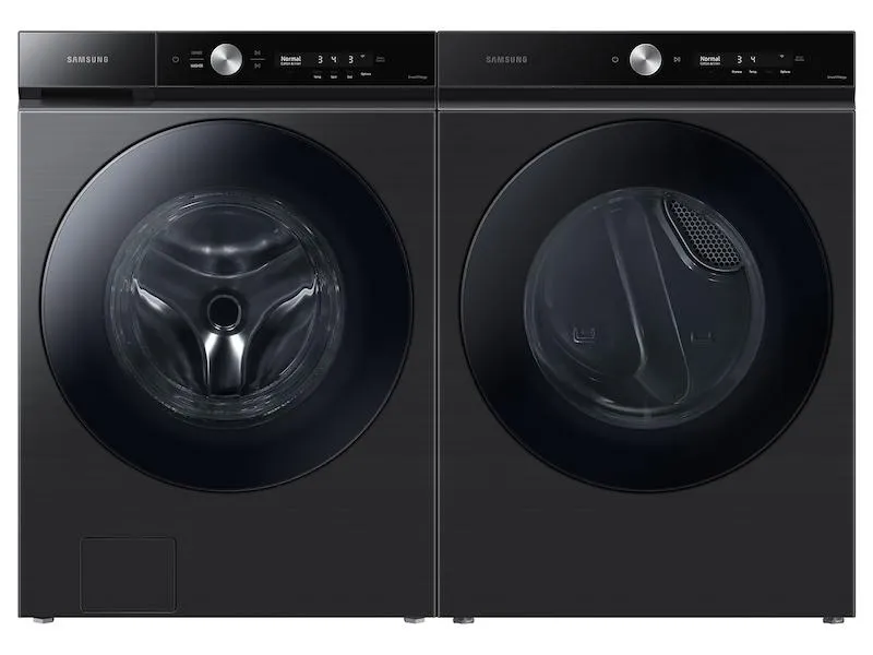 Samsung DVG53BB8700V Bespoke 7.6 Cu. Ft. Ultra Capacity Gas Dryer With Super Speed Dry And Ai Smart Dial In Brushed Black