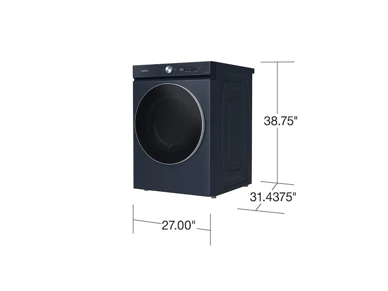 Samsung DVG53BB8900D Bespoke 7.6 Cu. Ft. Ultra Capacity Gas Dryer With Ai Optimal Dry And Super Speed Dry In Brushed Navy