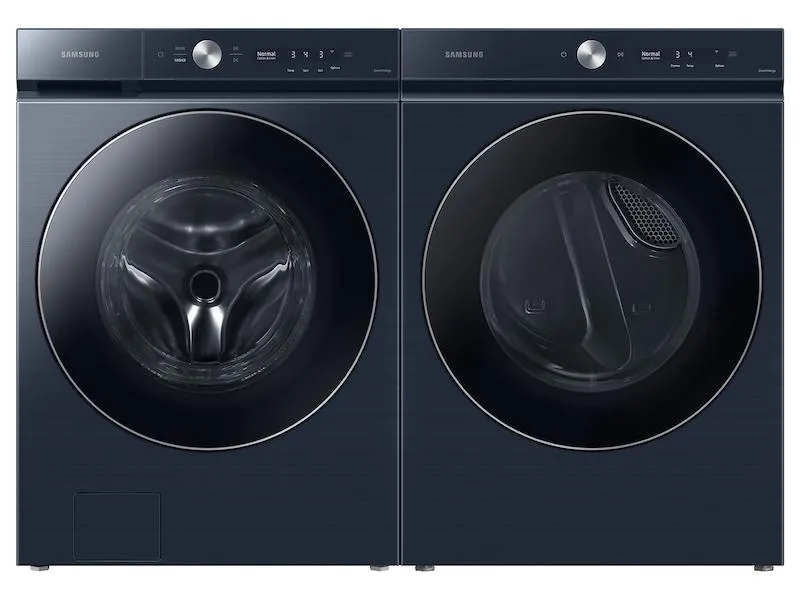 Samsung DVG53BB8900D Bespoke 7.6 Cu. Ft. Ultra Capacity Gas Dryer With Ai Optimal Dry And Super Speed Dry In Brushed Navy