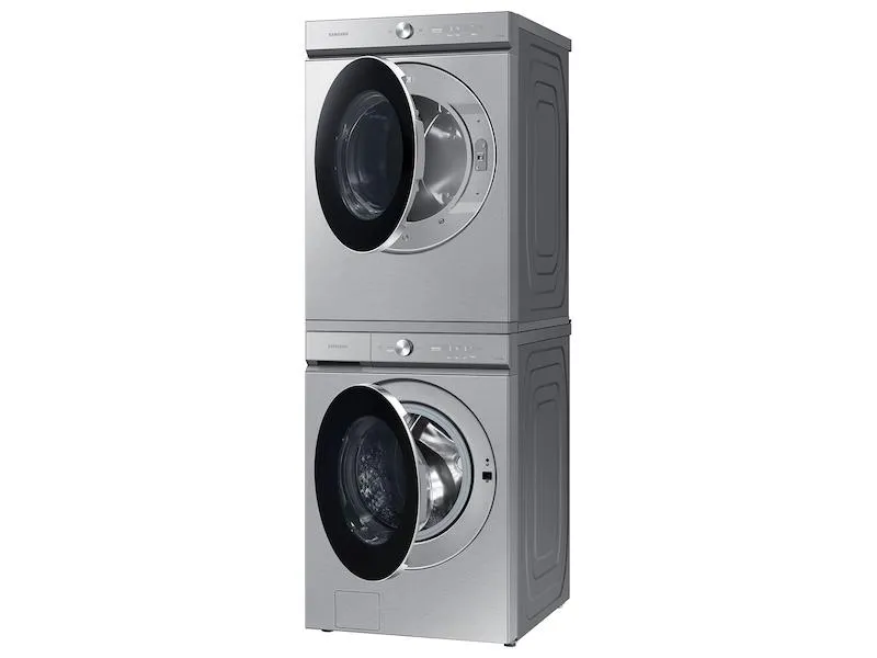 Samsung DVG53BB8900T Bespoke 7.6 Cu. Ft. Ultra Capacity Gas Dryer With Ai Optimal Dry And Super Speed Dry In Silver Steel
