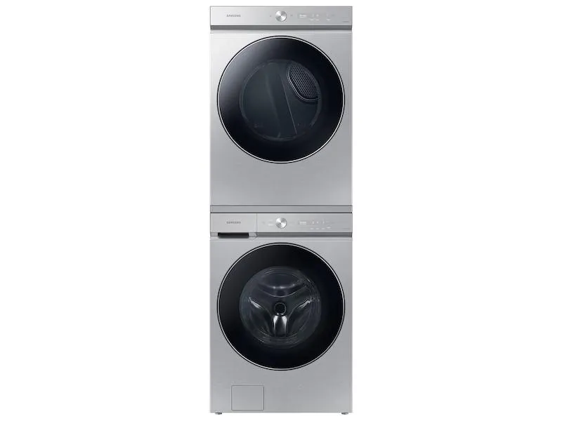 Samsung DVG53BB8900T Bespoke 7.6 Cu. Ft. Ultra Capacity Gas Dryer With Ai Optimal Dry And Super Speed Dry In Silver Steel