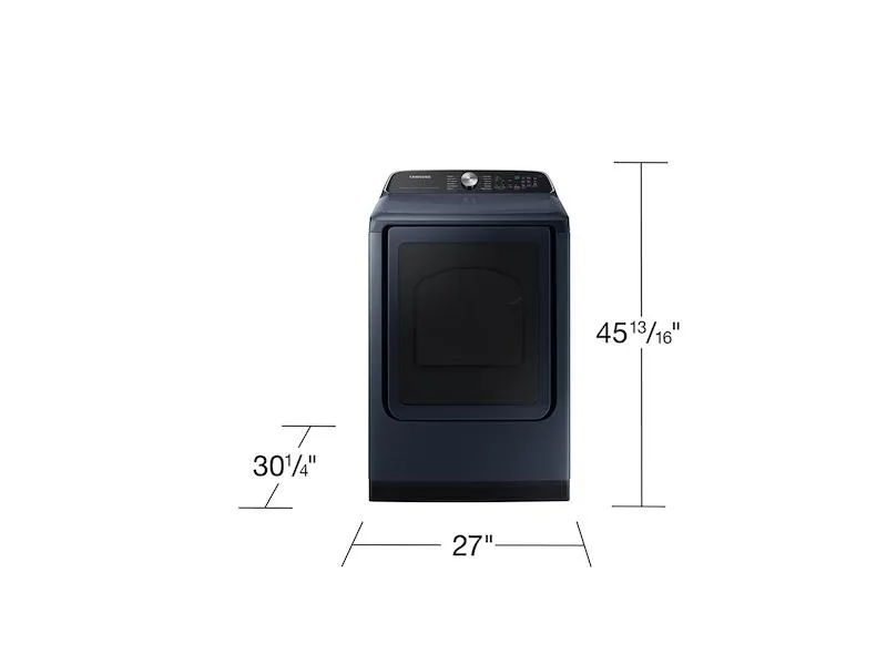Samsung DVG54CG7150D 7.4 Cu. Ft. Smart Gas Dryer With Pet Care Dry And Steam Sanitize  In Brushed Navy
