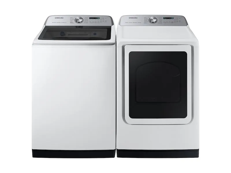 Samsung DVG54CG7150W 7.4 Cu. Ft. Smart Gas Dryer With Pet Care Dry And Steam Sanitize  In White