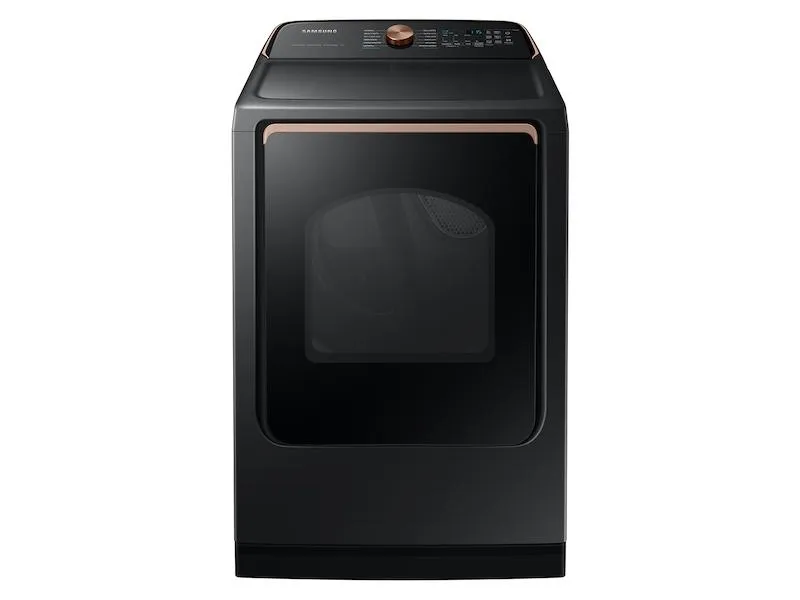 Samsung DVG54CG7550V 7.4 Cu. Ft. Smart Gas Dryer With Pet Care Dry And Steam Sanitize  In Brushed Black