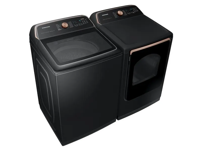 Samsung DVG54CG7550V 7.4 Cu. Ft. Smart Gas Dryer With Pet Care Dry And Steam Sanitize  In Brushed Black