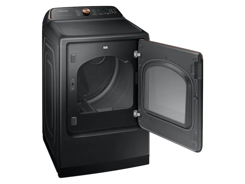 Samsung DVG54CG7550V 7.4 Cu. Ft. Smart Gas Dryer With Pet Care Dry And Steam Sanitize  In Brushed Black