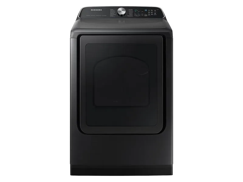 Samsung DVG55CG7100V 7.4 Cu. Ft. Smart Gas Dryer With Steam Sanitize  In Brushed Black
