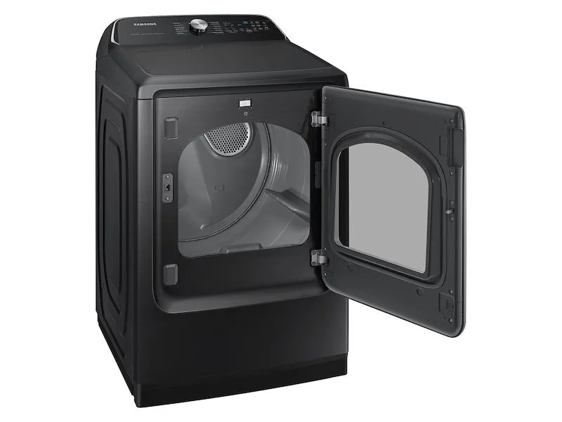 Samsung DVG55CG7100V 7.4 Cu. Ft. Smart Gas Dryer With Steam Sanitize  In Brushed Black