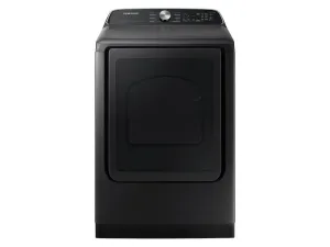Samsung DVG55CG7100V 7.4 Cu. Ft. Smart Gas Dryer With Steam Sanitize  In Brushed Black
