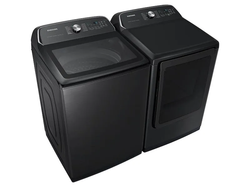 Samsung DVG55CG7100V 7.4 Cu. Ft. Smart Gas Dryer With Steam Sanitize  In Brushed Black