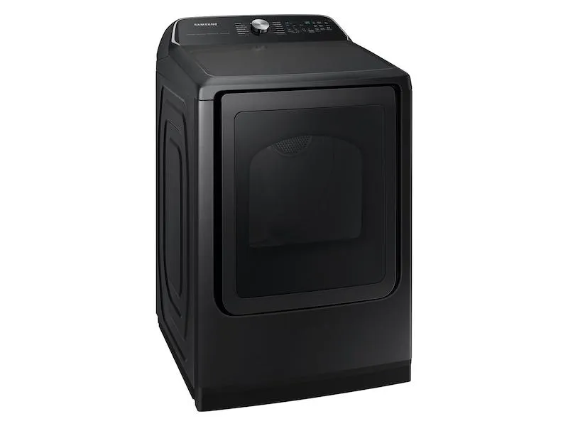 Samsung DVG55CG7100V 7.4 Cu. Ft. Smart Gas Dryer With Steam Sanitize  In Brushed Black