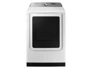 Samsung DVG55CG7100W 7.4 Cu. Ft. Smart Gas Dryer With Steam Sanitize  In White