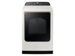 Samsung DVG55CG7500E 7.4 Cu. Ft. Smart Gas Dryer With Steam Sanitize  In Ivory