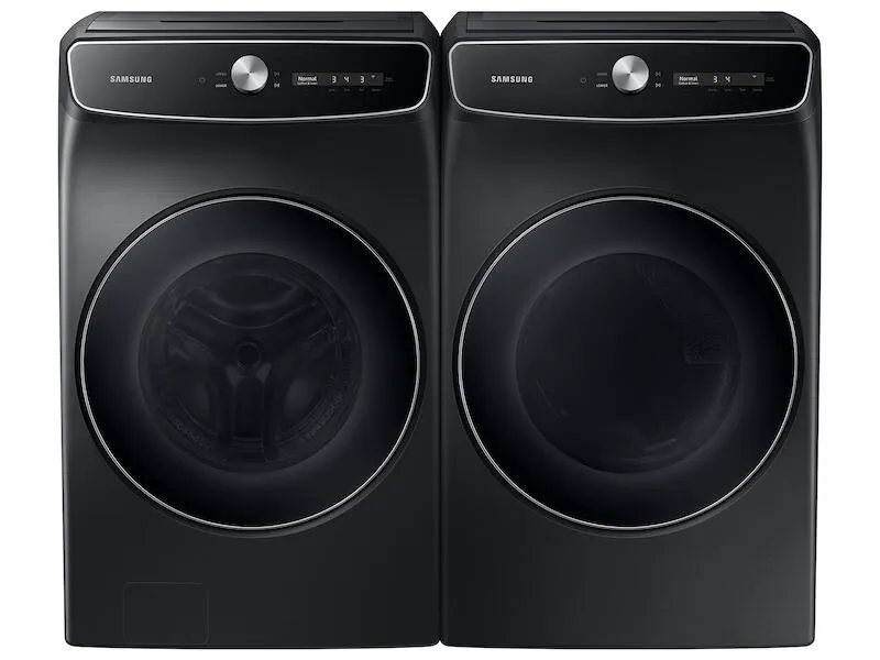 Samsung DVG60A9900V 7.5 Cu. Ft. Smart Dial Gas Dryer With Flexdry&#8482; And Super Speed Dry In Brushed Black