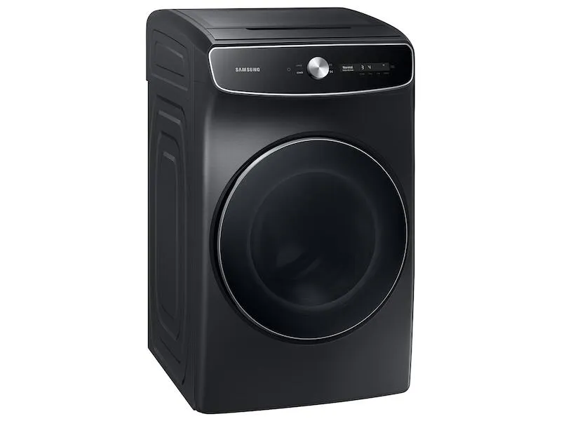 Samsung DVG60A9900V 7.5 Cu. Ft. Smart Dial Gas Dryer With Flexdry&#8482; And Super Speed Dry In Brushed Black