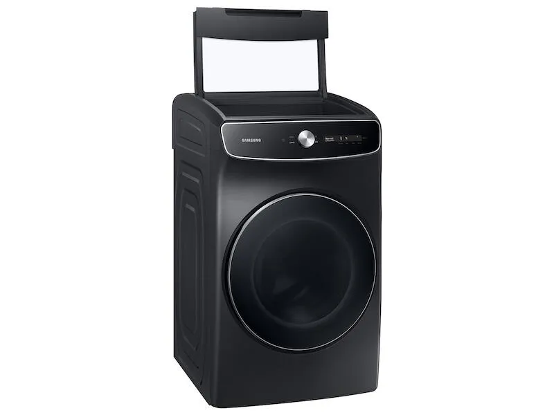 Samsung DVG60A9900V 7.5 Cu. Ft. Smart Dial Gas Dryer With Flexdry&#8482; And Super Speed Dry In Brushed Black