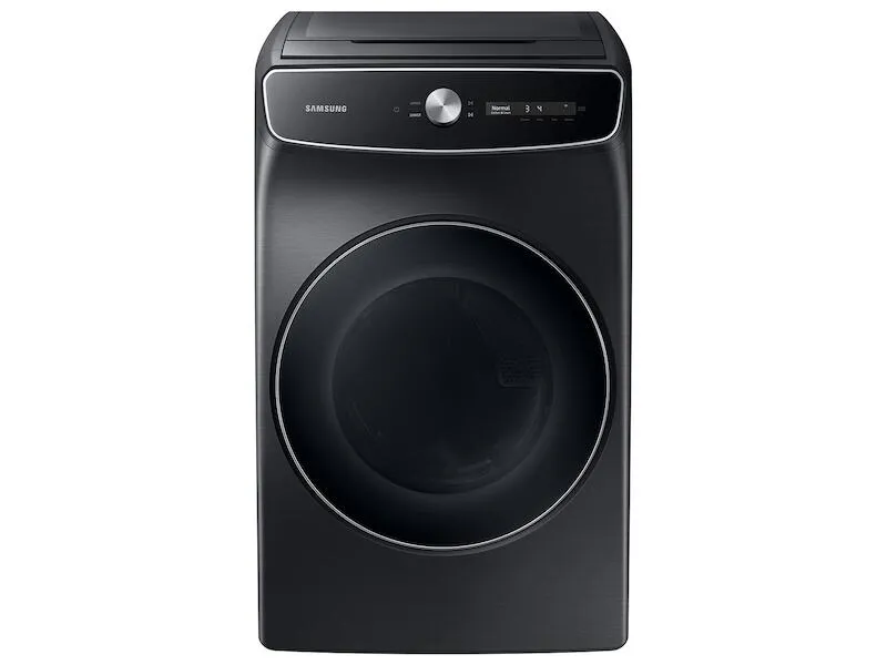 Samsung DVG60A9900V 7.5 Cu. Ft. Smart Dial Gas Dryer With Flexdry&#8482; And Super Speed Dry In Brushed Black