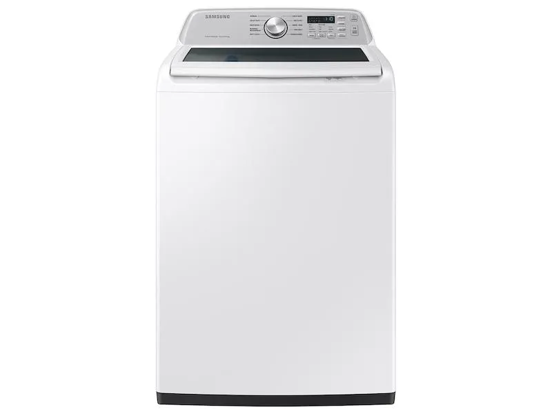 Samsung WA46CG3505AW 4.6 Cu. Ft. Large Capacity Smart Top Load Washer With Activewave&#8482; Agitator And Active Waterjet In White