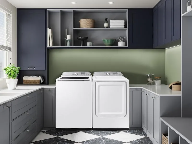 Samsung WA47CG3500AW 4.7 Cu. Ft. Large Capacity Smart Top Load Washer With Active Waterjet In White