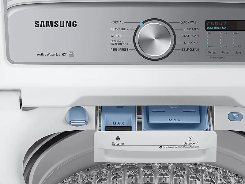 Samsung WA50R5200AW 5.0 Cu. Ft. Top Load Washer With Active Waterjet In White