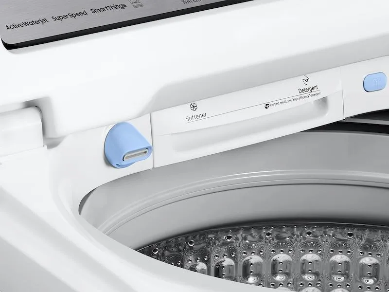 Samsung WA51DG5505AW 5.1 Cu. Ft. Large Capacity Smart Top Load Washer With Activewave&#8482; Agitator And Super Speed Wash In White