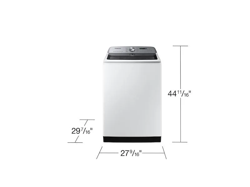 Samsung WA51DG5505AW 5.1 Cu. Ft. Large Capacity Smart Top Load Washer With Activewave&#8482; Agitator And Super Speed Wash In White