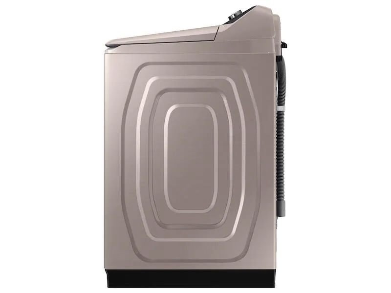 Samsung WA52A5500AC 5.2 Cu. Ft. Large Capacity Smart Top Load Washer With Super Speed Wash In Champagne