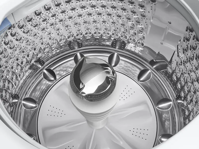 Samsung WA54CG7105AW 5.4 Cu. Ft. Extra-Large Capacity Smart Top Load Washer With Activewave&#8482; Agitator And Super Speed Wash In White