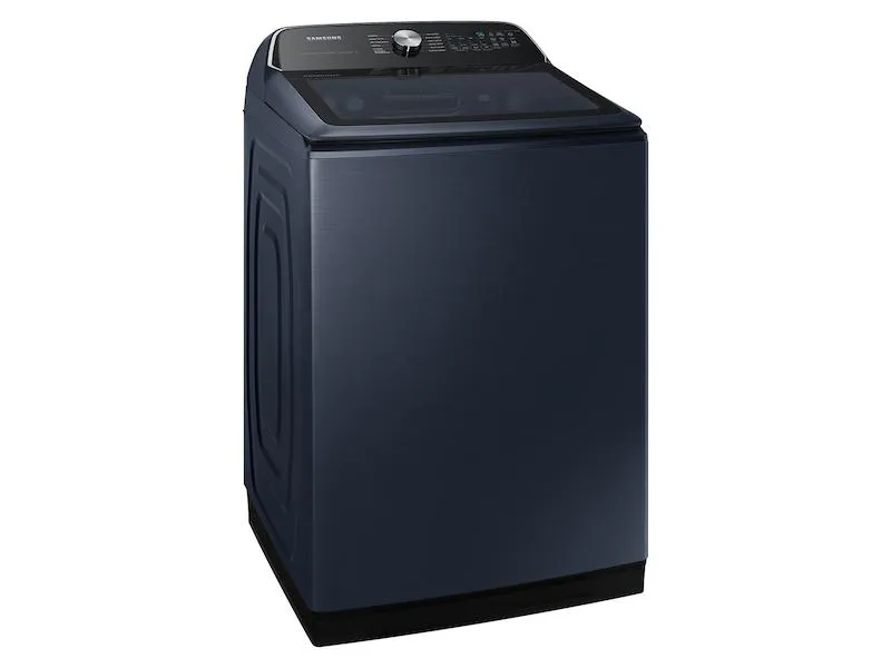 Samsung WA54CG7150AD 5.4 Cu. Ft. Smart Top Load Washer With Pet Care Solution And Super Speed Wash In Brushed Navy