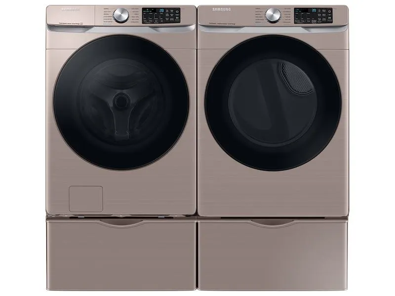 Samsung WF45B6300AC 4.5 Cu. Ft. Large Capacity Smart Front Load Washer With Super Speed Wash In Champagne