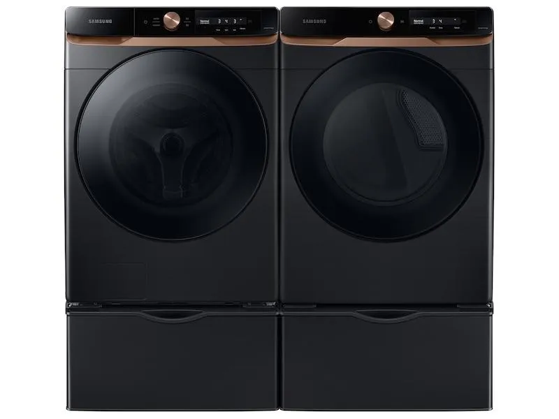 Samsung WF46BG6500AV 4.6 Cu. Ft. Large Capacity Ai Smart Dial Front Load Washer With Auto Dispense And Super Speed Wash In Brushed Black