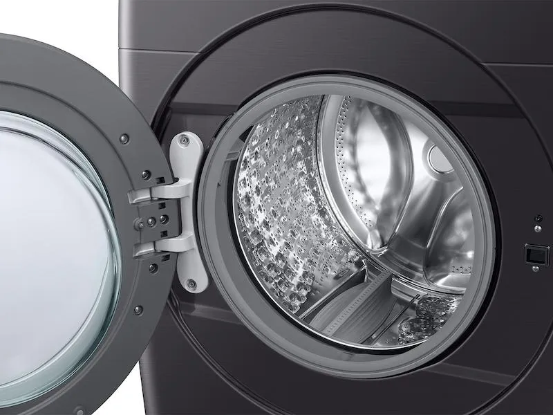 Samsung WF51CG8000AV 5.1 Cu. Ft. Extra-Large Capacity Smart Front Load Washer With Vibration Reduction Technology  In Brushed Black