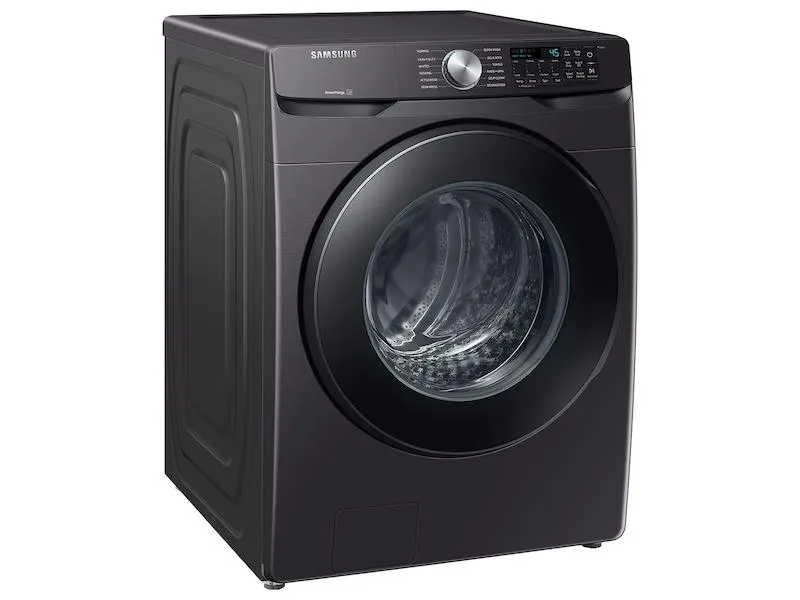 Samsung WF51CG8000AV 5.1 Cu. Ft. Extra-Large Capacity Smart Front Load Washer With Vibration Reduction Technology  In Brushed Black