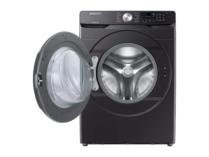 Samsung WF51CG8000AV 5.1 Cu. Ft. Extra-Large Capacity Smart Front Load Washer With Vibration Reduction Technology  In Brushed Black
