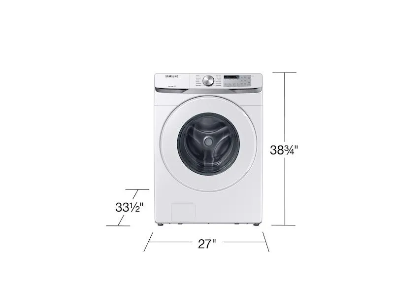 Samsung WF51CG8000AW 5.1 Cu. Ft. Extra-Large Capacity Smart Front Load Washer With Vibration Reduction Technology  In White