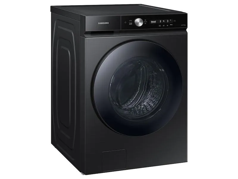 Samsung WF53BB8700AV Bespoke 5.3 Cu. Ft. Ultra Capacity Front Load Washer With Super Speed Wash And Ai Smart Dial In Brushed Black