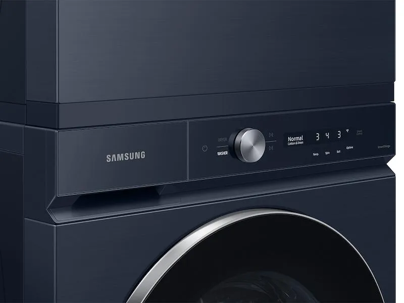 Samsung WF53BB8900AD Bespoke 5.3 Cu. Ft. Ultra Capacity Front Load Washer With Ai Optiwash&#8482; And Auto Dispense In Brushed Navy
