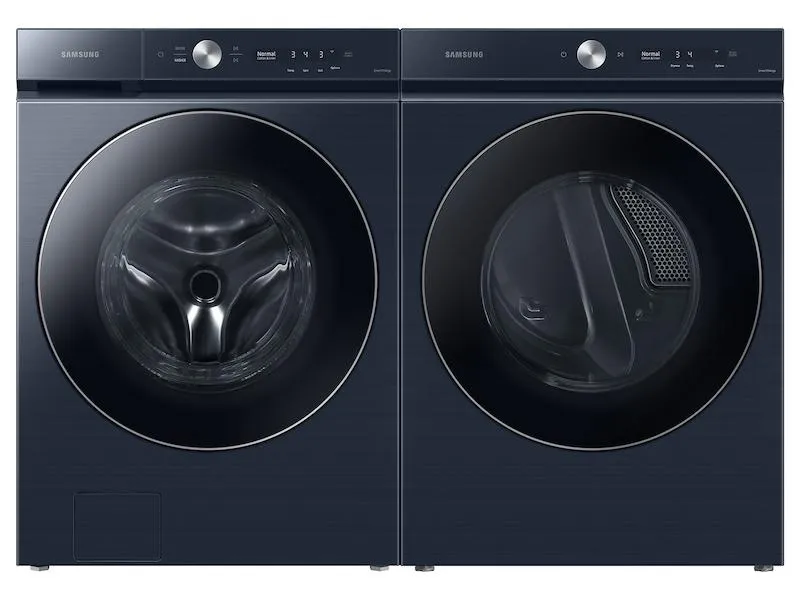 Samsung WF53BB8900AD Bespoke 5.3 Cu. Ft. Ultra Capacity Front Load Washer With Ai Optiwash&#8482; And Auto Dispense In Brushed Navy
