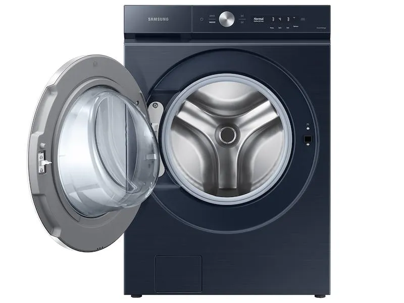 Samsung WF53BB8900AD Bespoke 5.3 Cu. Ft. Ultra Capacity Front Load Washer With Ai Optiwash&#8482; And Auto Dispense In Brushed Navy