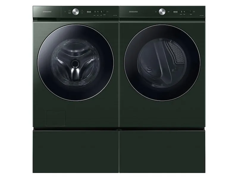 Samsung WF53BB8900AG Bespoke 5.3 Cu. Ft. Ultra Capacity Front Load Washer With Ai Optiwash&#8482; And Auto Dispense In Forest Green